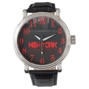 Blox3dnyc.com New York Hudson river. Large Clock Watch