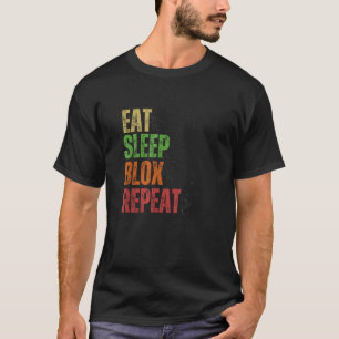 Blox Gaming Tee Eat Sleep Blox Repeat Robux Kids
