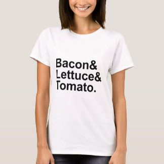 BLT Bacon Lettuce Tomato List String T-Shirt
