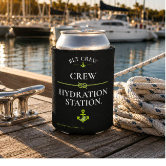 BLT Crew Crew Hydration Station Sailing Design Can Cooler