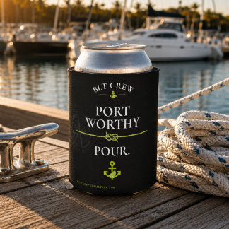 BLT Crew Port Worthy Pour Sailing Design Can Cooler