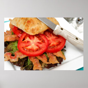 BLT On A Ciabatta Roll Poster