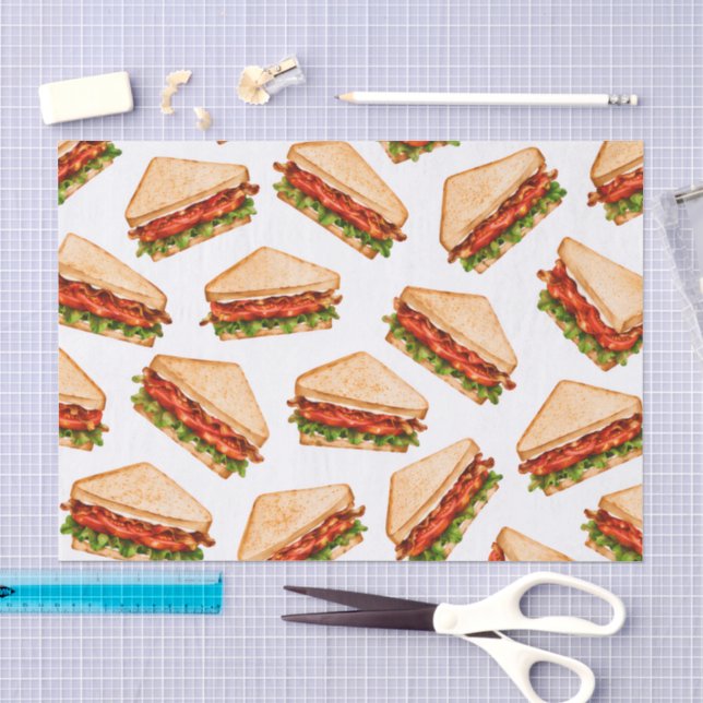 BLT Sandwich Tissue Paper (Craft)