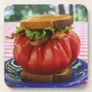 BLT with Giant Tomato Coaster