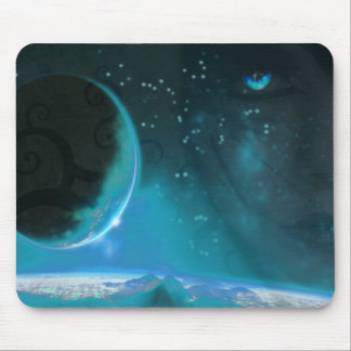 Blu Eyed World Mouse Mat