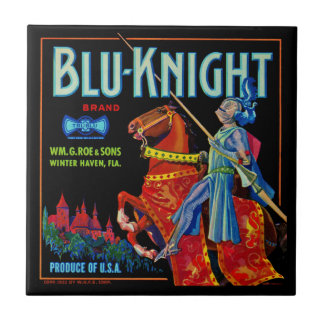 Blu Knight Fruit Label Tile