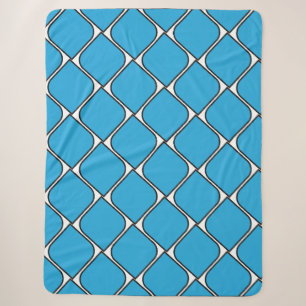 blu strips heart throw pillow