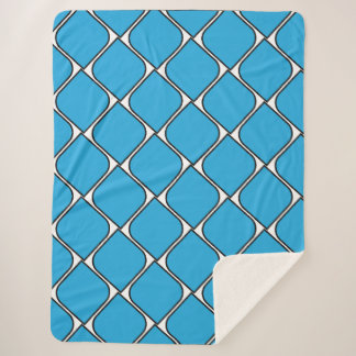 blu strips heart throw pillow