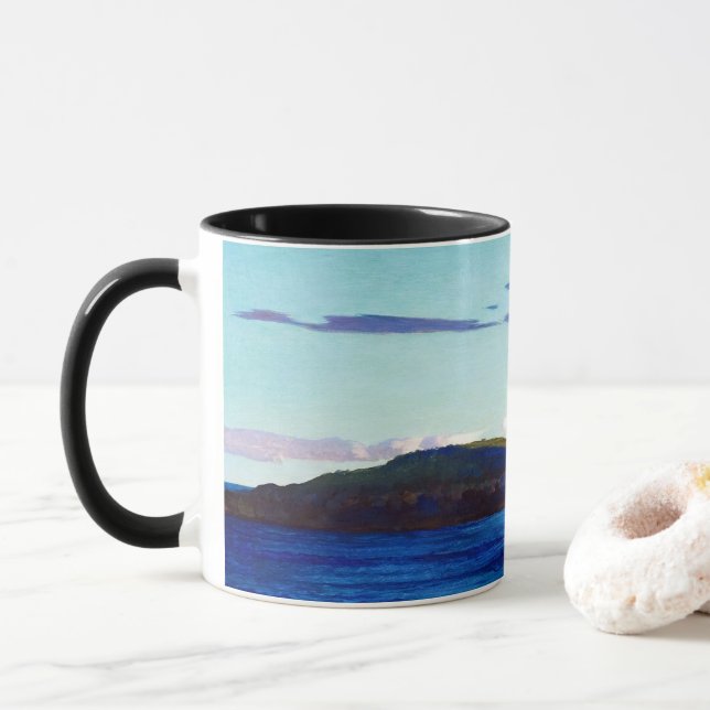 Blubber Island, Maine by Newell Convers Wyeth Mug (With Donut)