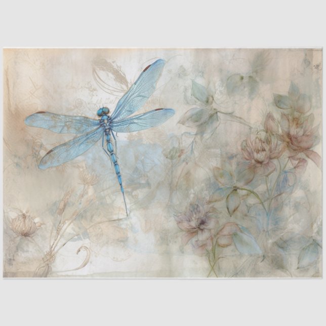 Blue 11 tissue paper (Front)