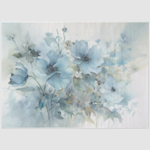 Blue 15 tissue paper