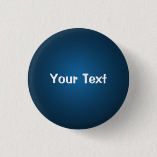 Blue 1 1/4" Custom Text Button Template