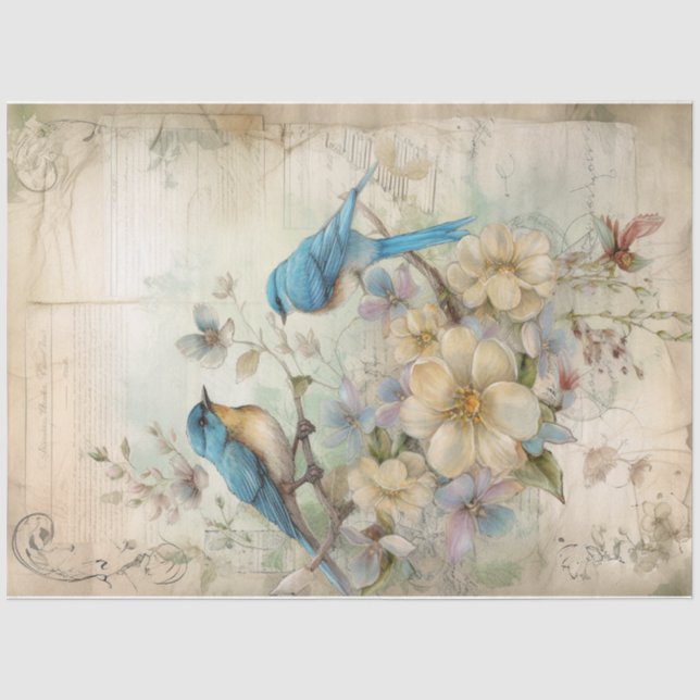 Blue 1 tissue paper (Front)
