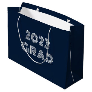 Blue 2023 Grad  Large Gift Bag