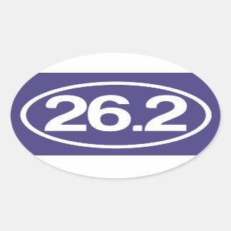 Blue 26.2 Sticker (Full Marathon Sticker)