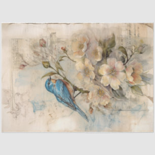 Blue 3 tissue paper
