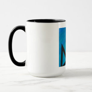 Blue 40 Decade Birthday Mug
