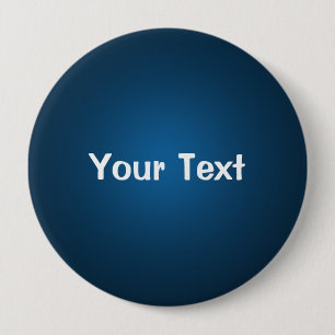 Blue 4" Custom Text Button Template