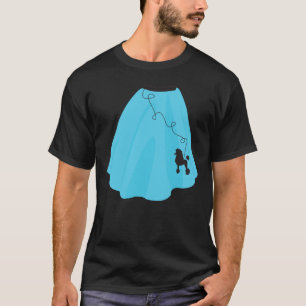 Blue 50s Poodle Skirt T-Shirt