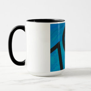 Blue 70 Decade Birthday Mug