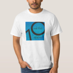 Blue 70 Decade Birthday T-Shirt