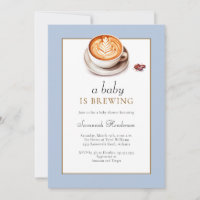 Blue A Baby Is Brewing Coffee Cup Baby Shower 