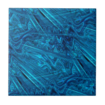 Blue Abalone Paua Fractal Mother of Pearl Look