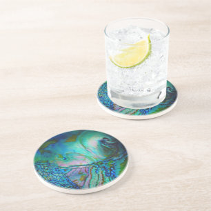 Blue Abalone Shell Coaster