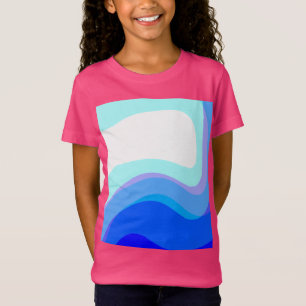 Blue Abstract 1112 T-Shirt