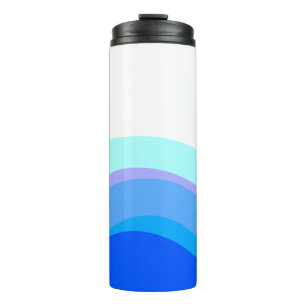 Blue Abstract 1112 Thermal Tumbler