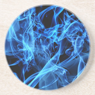Blue Abstract Coaster