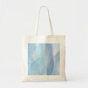 Blue, abstract, cool water colour brush stroke art tote bag