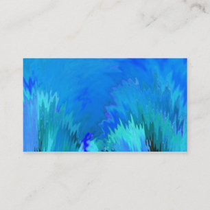 Blue Abstract Create Your Own Business Card