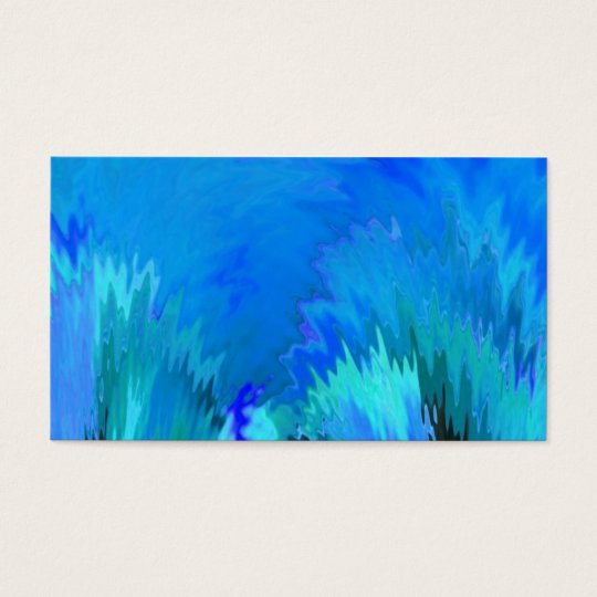 Blue Abstract Create Your Own Business Card