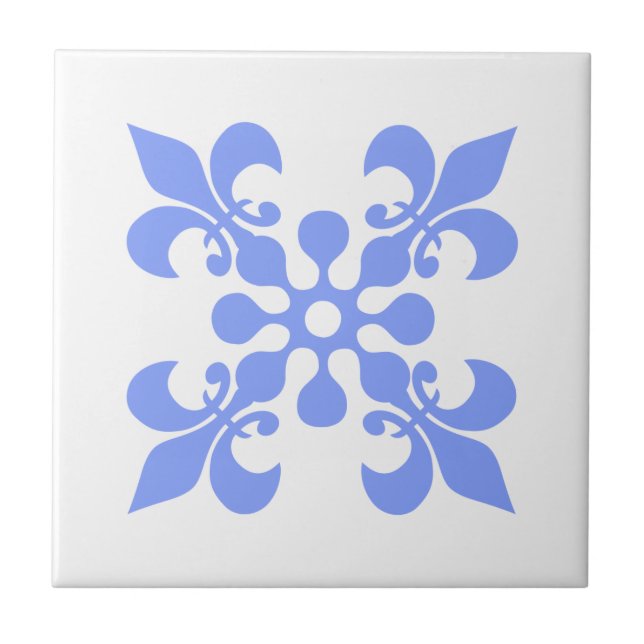 Blue Abstract design tiles (Front)