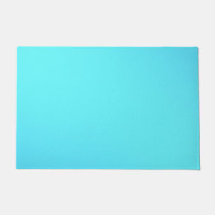 Blue abstract doormat