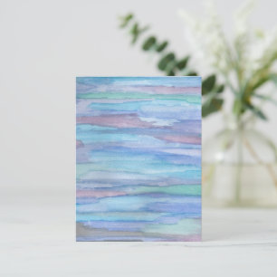 Blue Abstract: January Morning  Postcard