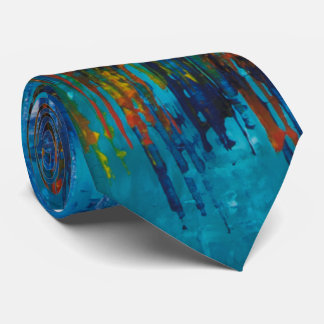 Blue Abstract Luxury Tie