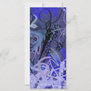 Blue abstract painting