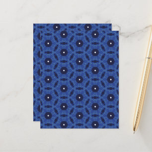 Blue Abstract Pattern 50.0 Scrapbook Paper