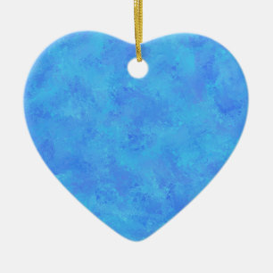 Blue Abstract Pattern  Ceramic Tree Decoration