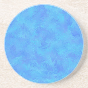 Blue Abstract Pattern Coaster