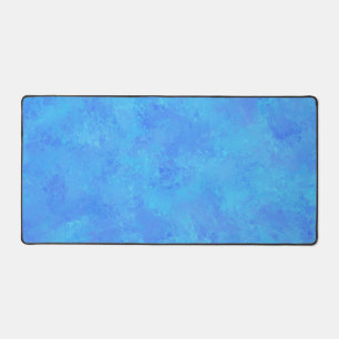 Blue Abstract Pattern Desk Mat