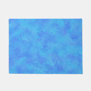Blue Abstract Pattern  Doormat