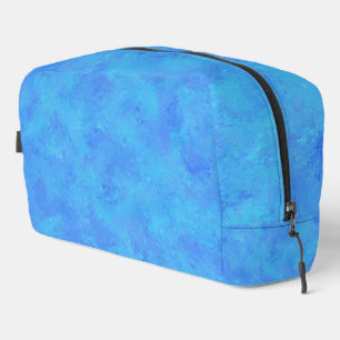 Blue Abstract Pattern Toiletry Bag
