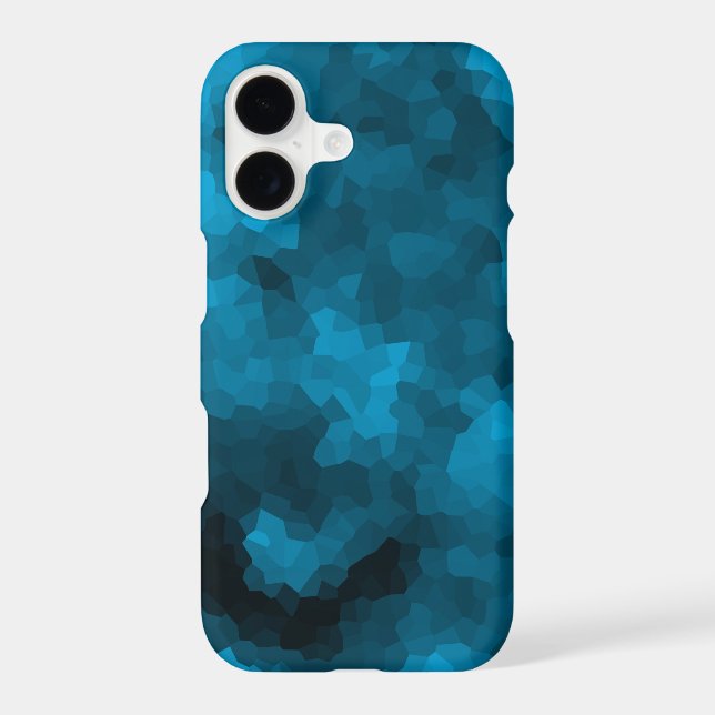 Blue abstract polygonal background (Back)