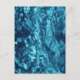 Blue Abstract Postcard