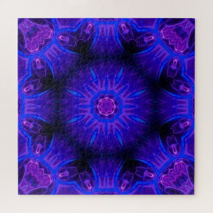 Blue Abstract Puzzle