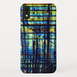Blue Abstract Stripe iPhone / iPad case