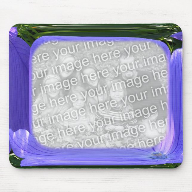 Blue Abstract template ~ mousepad (Front)